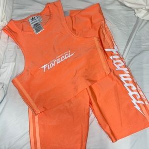 Adidas Fiorucci Biker shirt set